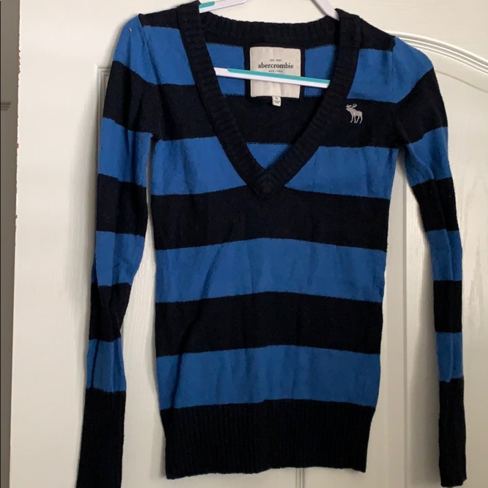 Striped Blue Abercrombie Kids Sweater